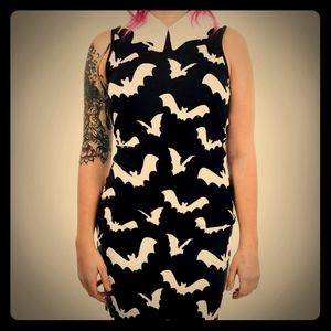 Too Fast Bat Collar Dress
